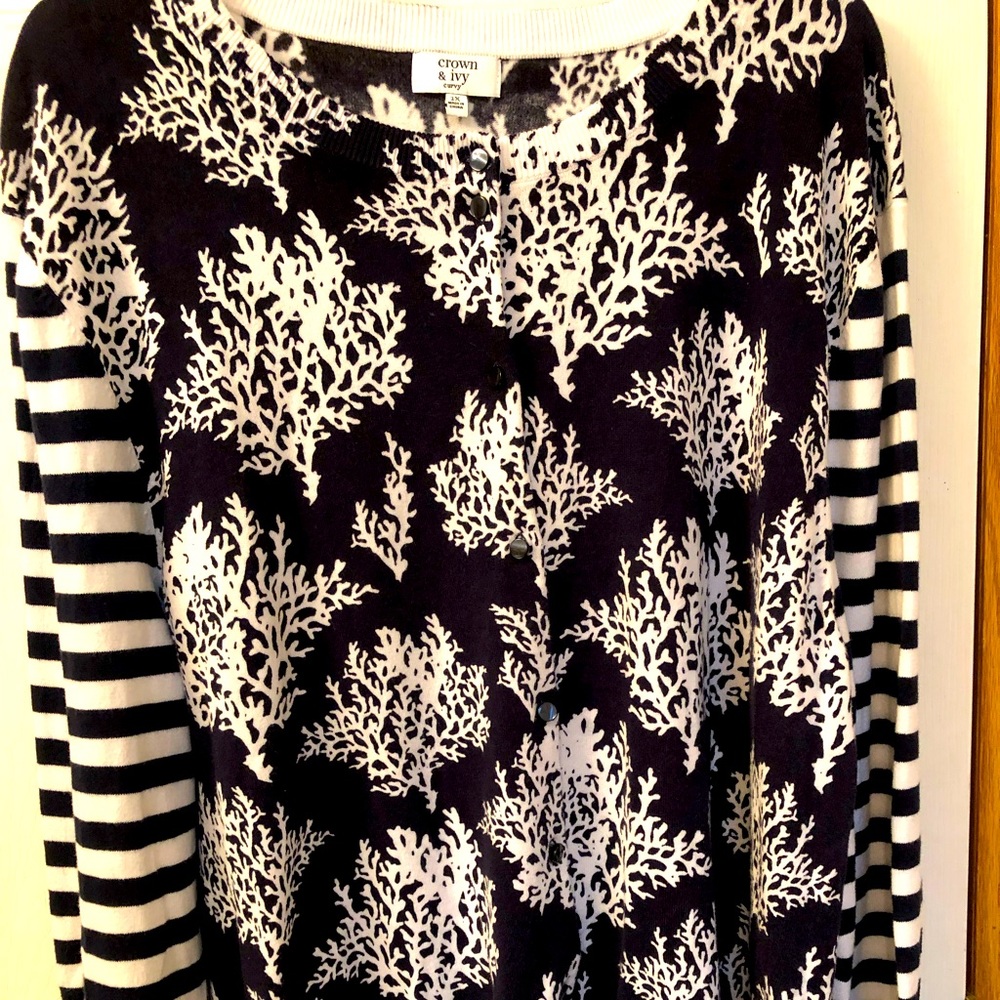 Crown & Ivy Curvy Cardigan SZ 2X